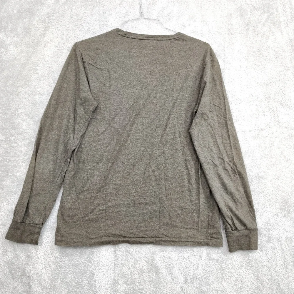 Polo Ralph Lauren Large T Shirt M Green Heather Long‎ Sleeve Pony Pullover Mens